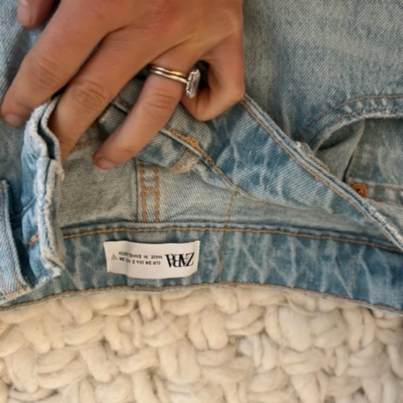 Zara Straight Leg Jeans - Picture 2 of 3